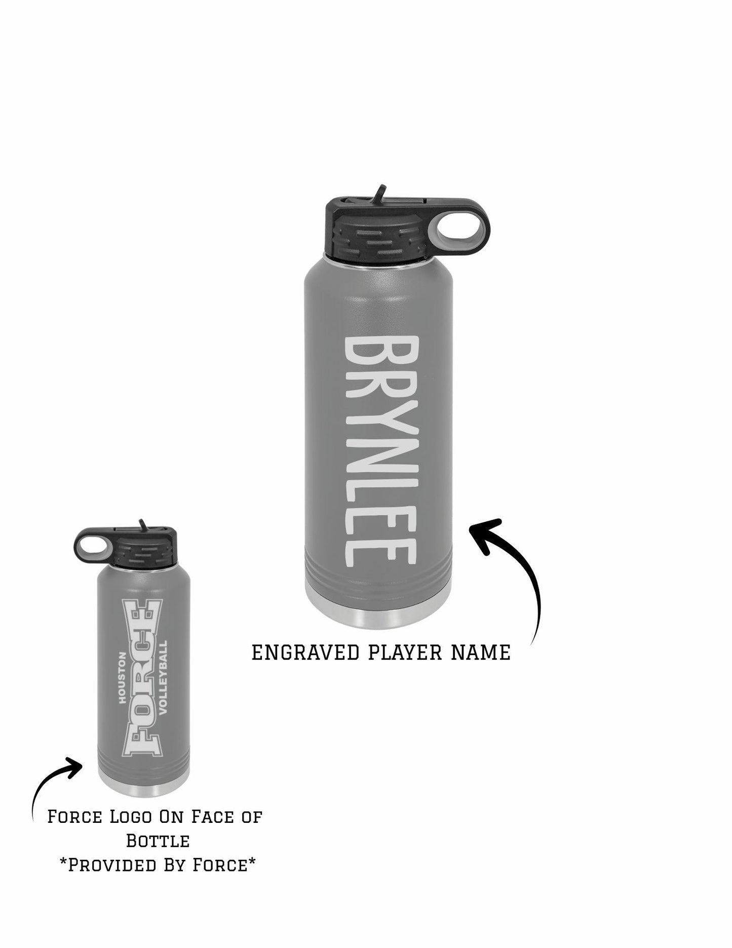 Water Bottle Personalization - Bottle Only