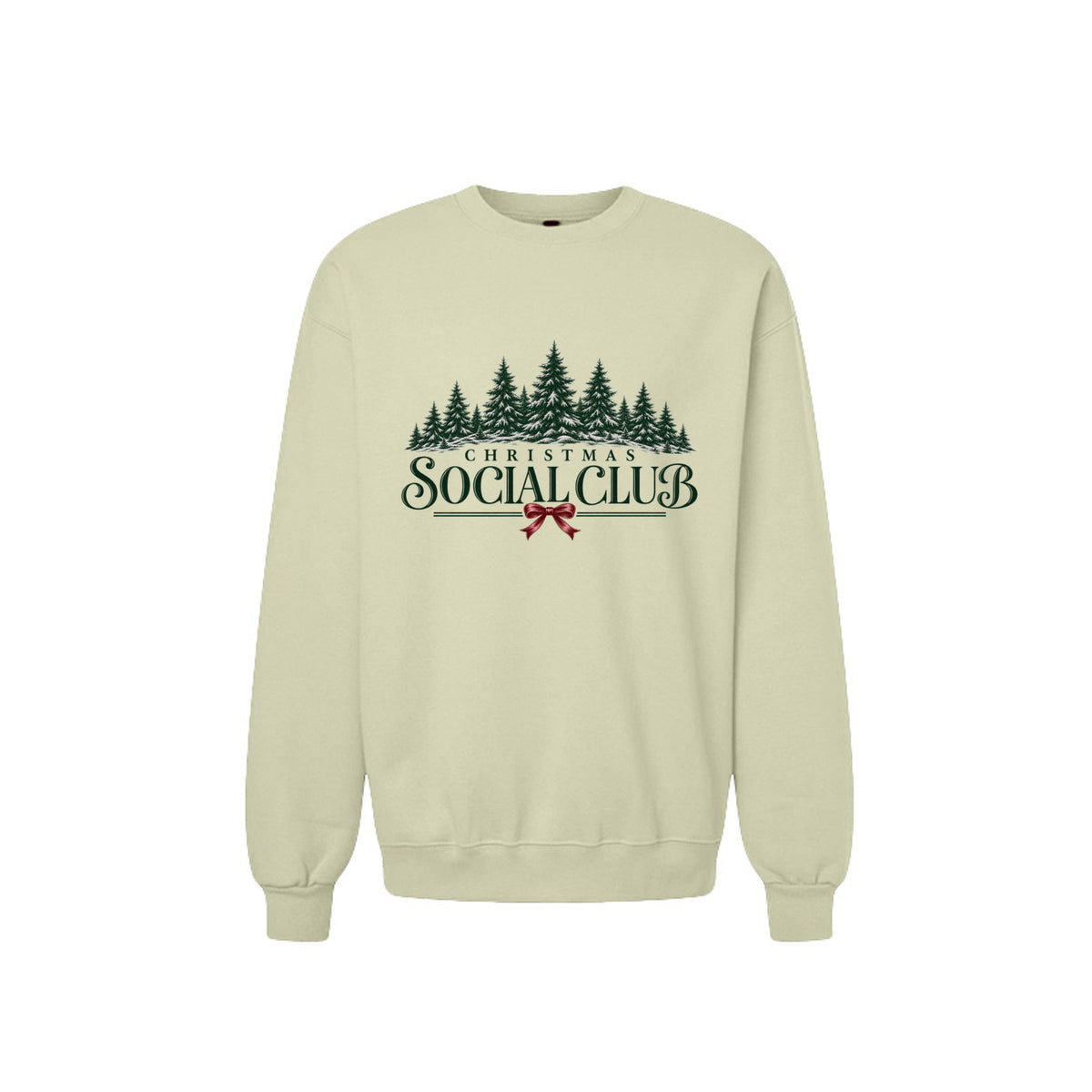 Christmas Social Club vintage Christmas crewneck sweatshirt – product view 3