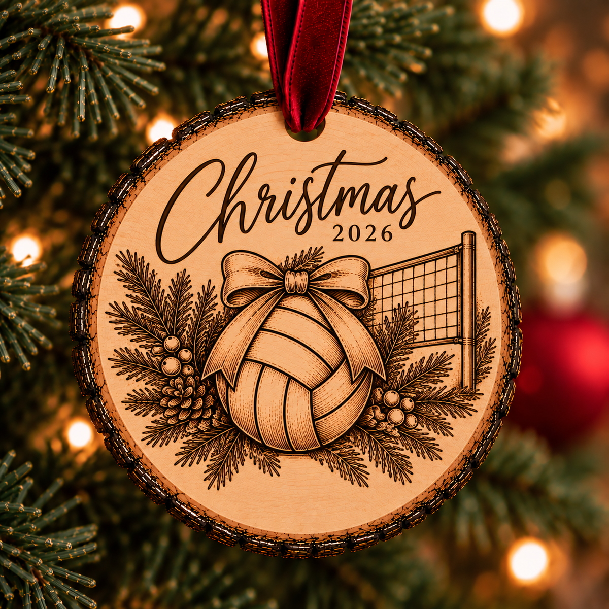 Personalized Sports Christmas Ornament product image