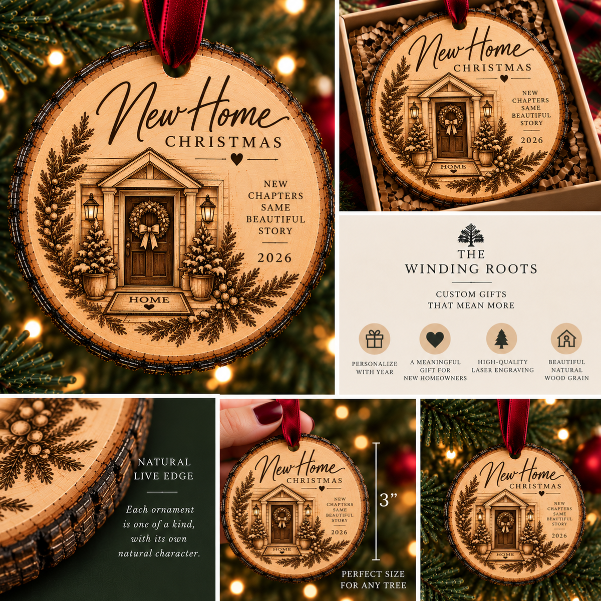 Personalized New Home Christmas Ornament product detail 2