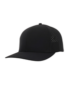 Blank sweat-proof and water-resistant six-panel snapback for custom leather patch personalization