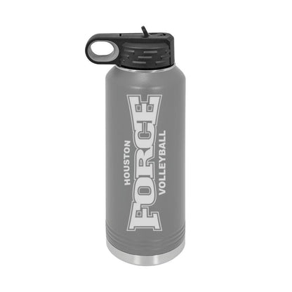 40oz Black Water Bottles - "Force"