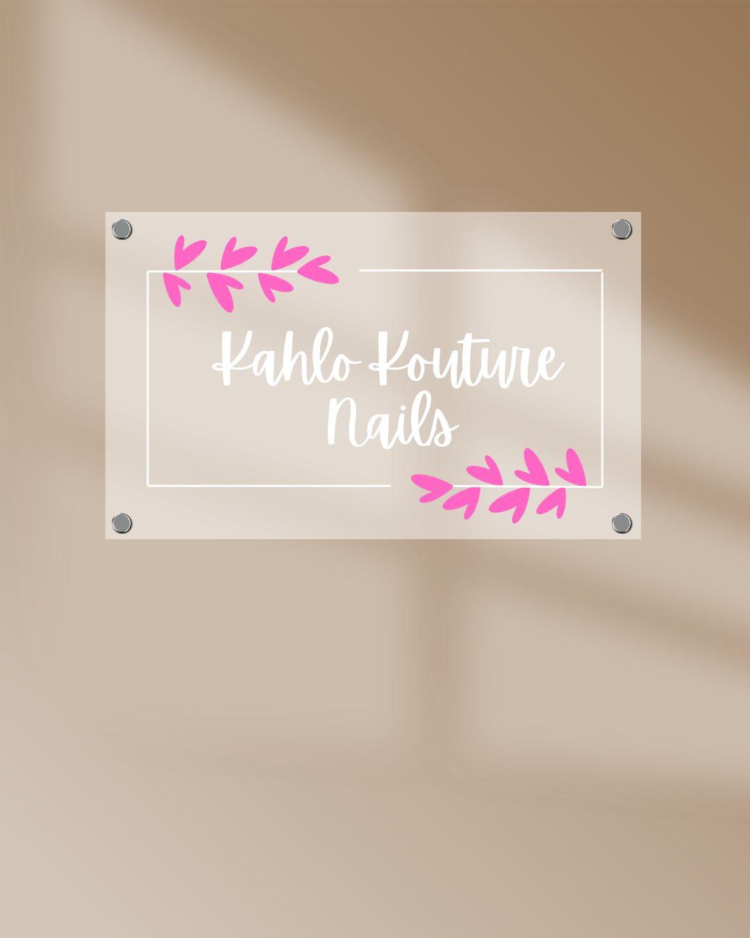 Custom Acrylic Business Sign