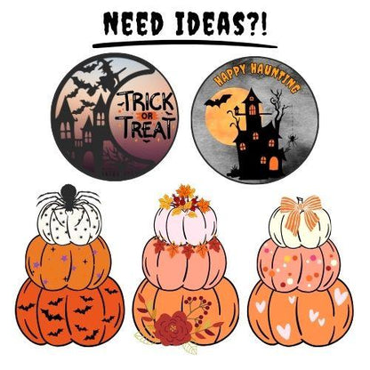 DIY Happy Haunting Door Hanger Kit