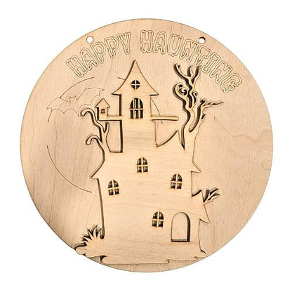 DIY Happy Haunting Door Hanger Kit