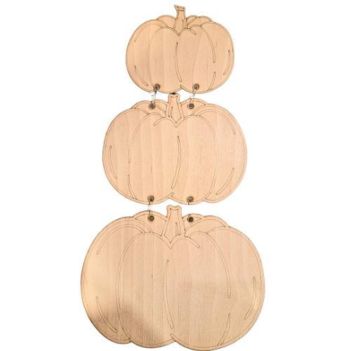 DIY Stacking Pumpkin Door Hanger Kit