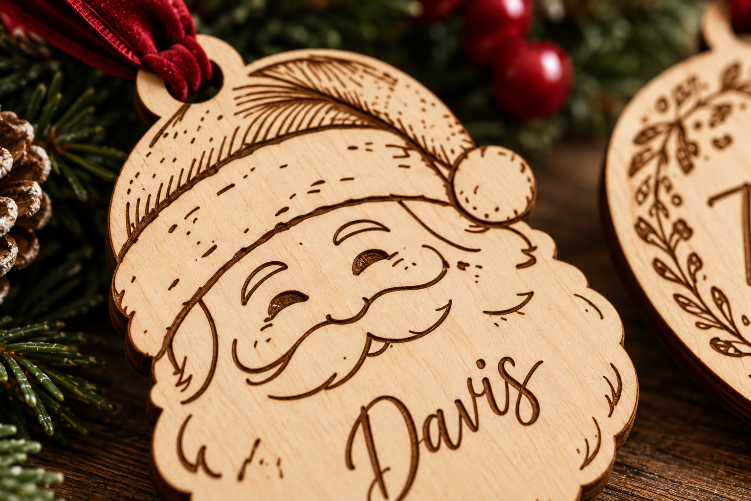 Personalized Christmas Shape Stocking Tags product detail 4