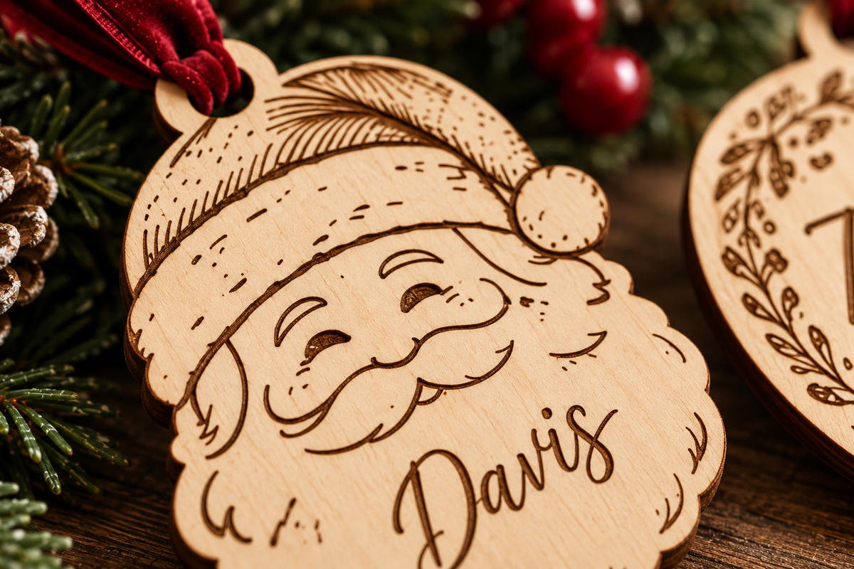 Personalized Christmas Shape Stocking Tags product detail 4