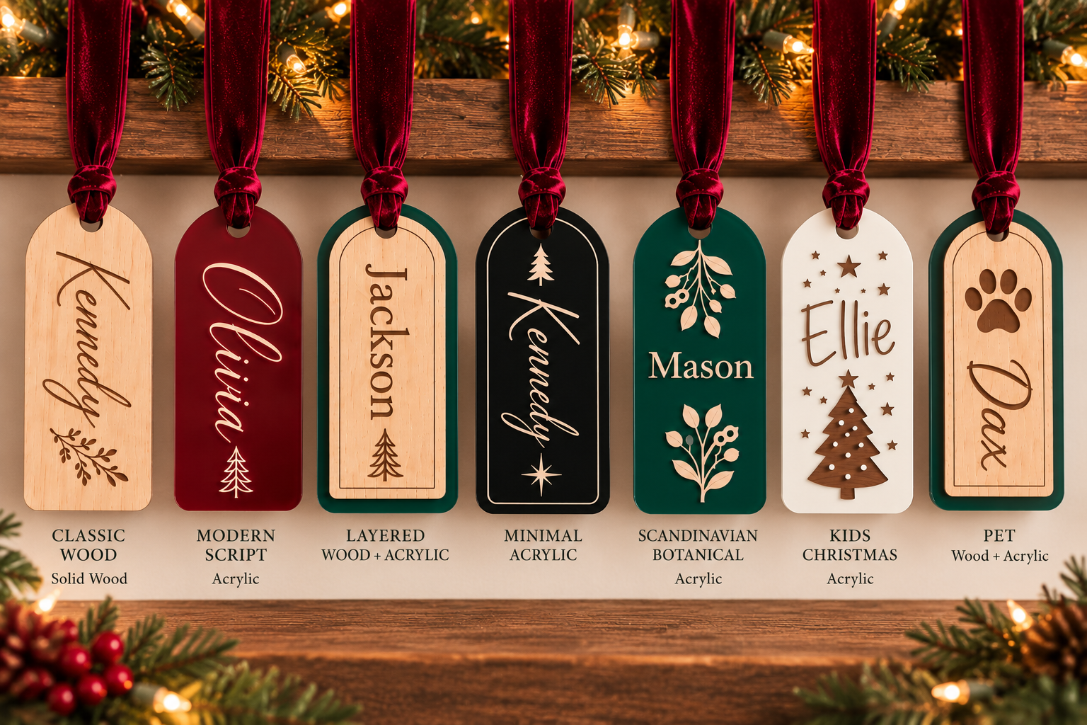 Personalized Christmas Stocking Tags product detail 2