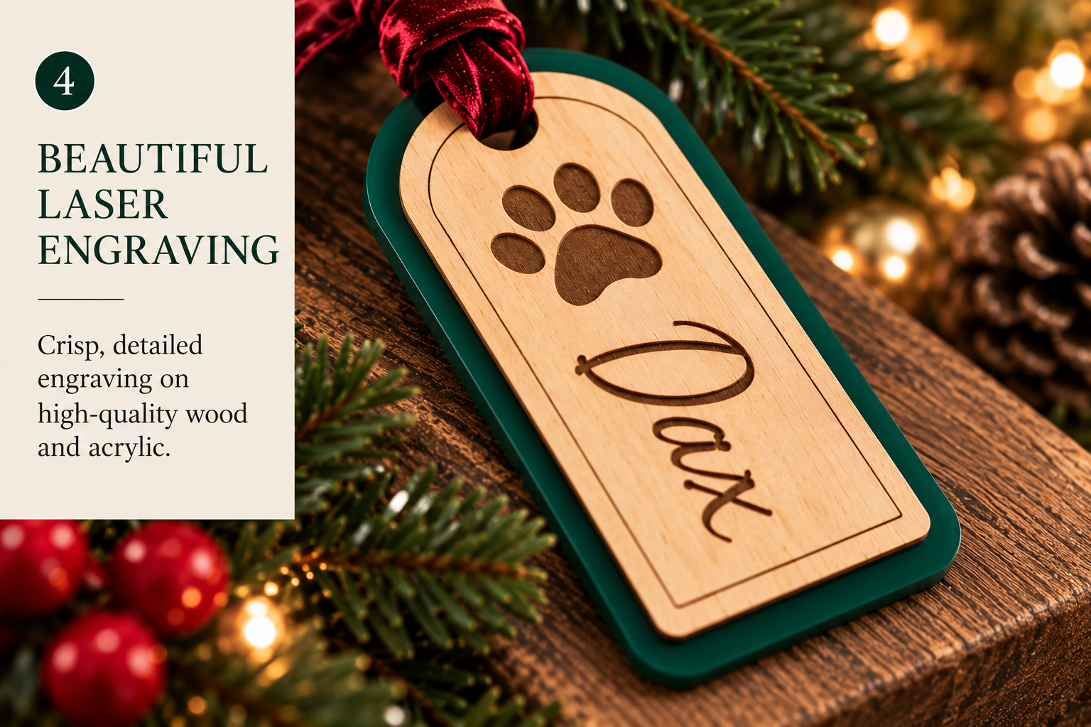 Personalized Christmas Stocking Tags product detail 3