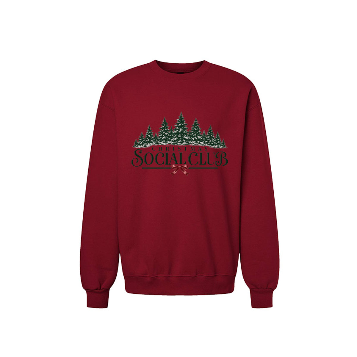 Christmas Social Club vintage Christmas crewneck sweatshirt – product view 4