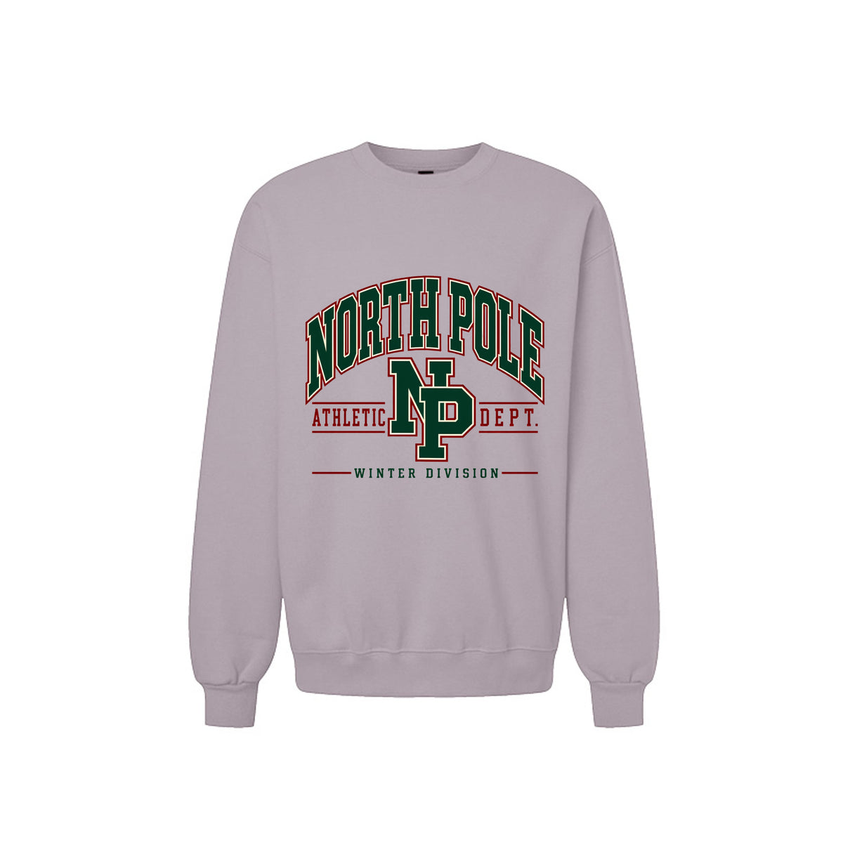 North Pole Athletic Dept. vintage Christmas crewneck sweatshirt – product view 2