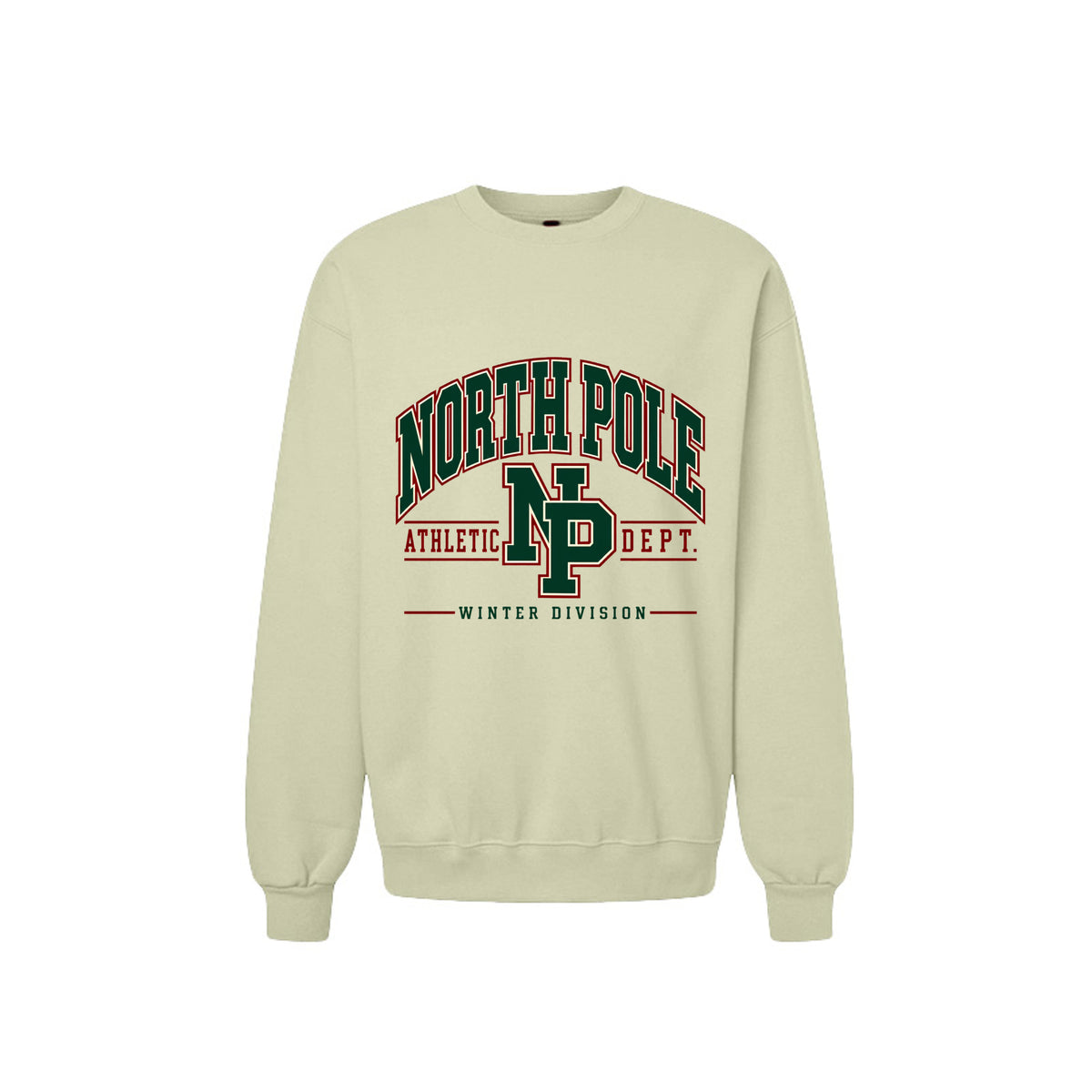 North Pole Athletic Dept. vintage Christmas crewneck sweatshirt – product view 4