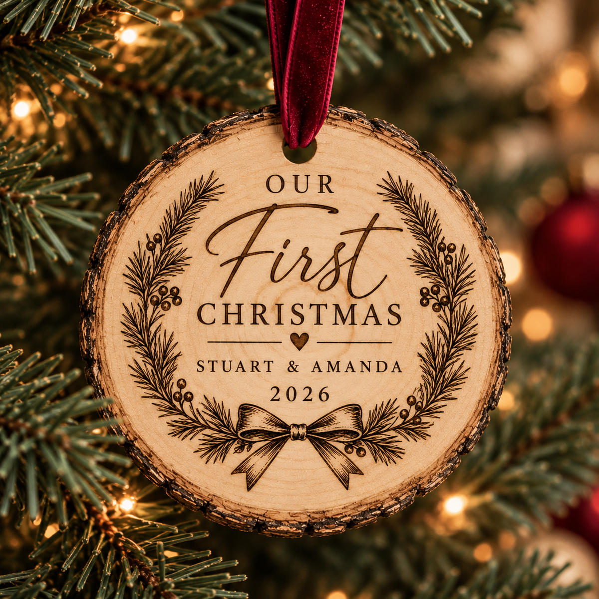 Personalized Our First Christmas Ornament product image