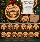 Personalized Sports Christmas Ornament product detail 2