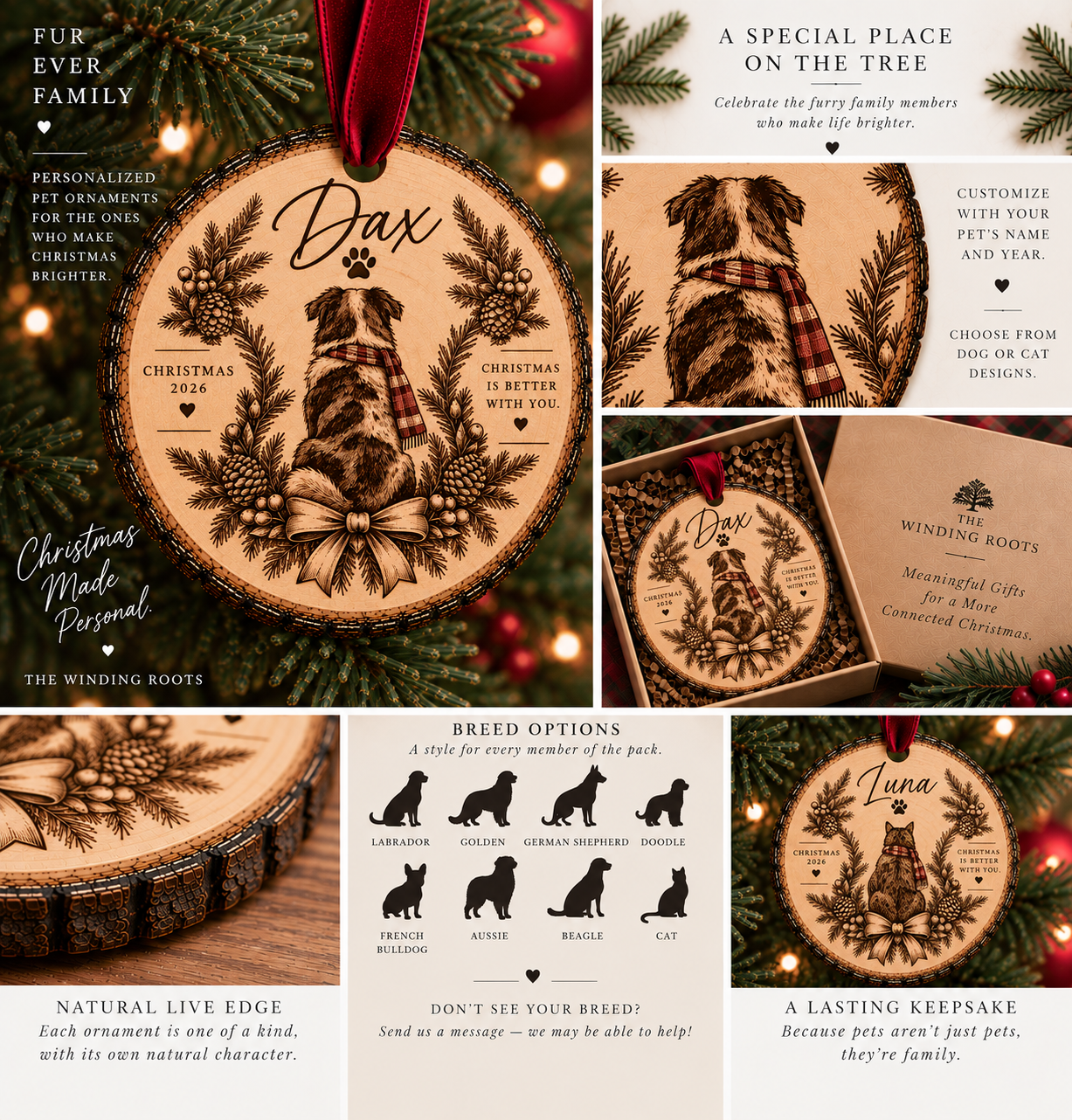Personalized Pet Christmas Ornament product detail 2