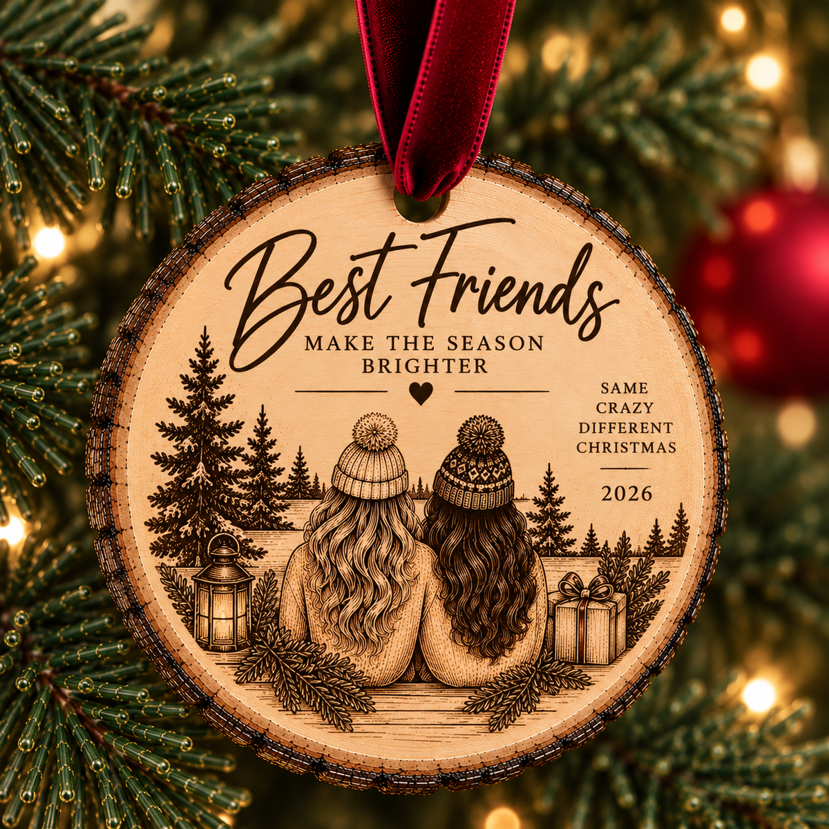 Best Friends Christmas Ornament product image
