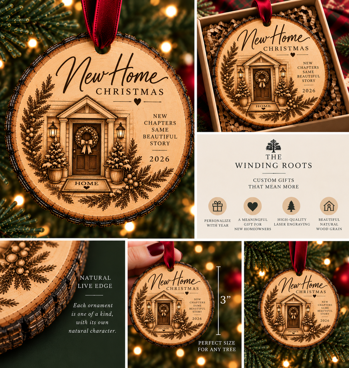 Personalized New Home Christmas Ornament product detail 2