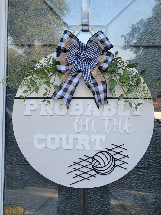 Custom Sports Door Hanger