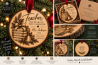 Personalized Teacher Christmas Ornament product detail 2